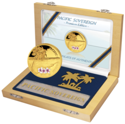 Fiji - 2012 - 200 Dollars - Pacific Sovereign Premium Edition 1oz Gold (PROOF)