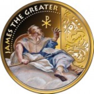 Fiji - 2012 - 1 Dollar - Twelve Apostles JAMES THE GREATER (PROOF)