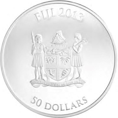 Fiji - 2013 - 50 dollars - Egyptian Jewels RAMESSES II (PROOF)