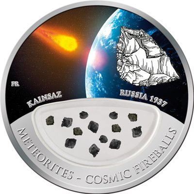 Fiji - 2012 - 10 Dollars - Meteorites KAINSAZ (PROOF)