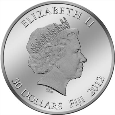 Fiji - 2012 - 50 Dollars - Egyptian Jewels CLEOPATRA (PROOF)