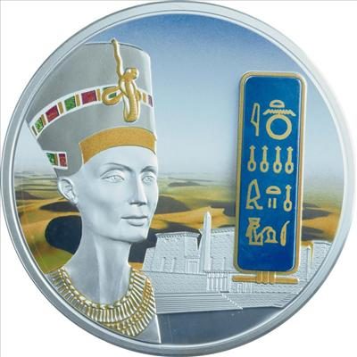 Fiji - 2012 - 50 Dollars - Egyptian Jewels NEFERTITI (PROOF)