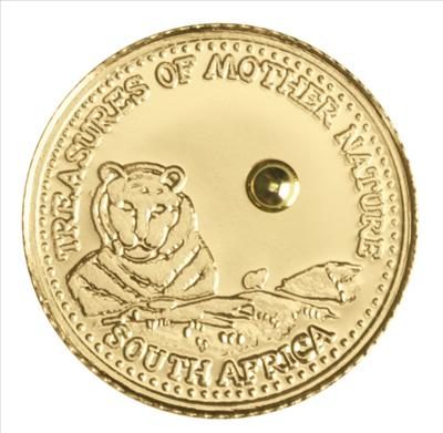 Fiji - 2012 - 10 dollar - Treasure World Gold SOUTH AFRICA GOLD (PROOF)