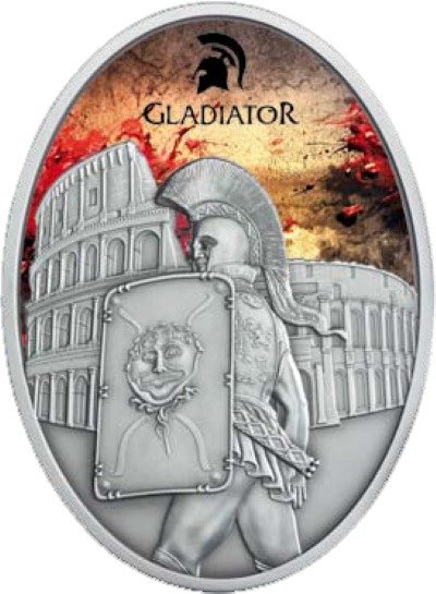Fiji - 2013 - 10 Dollars - Gladiators (PROOF)