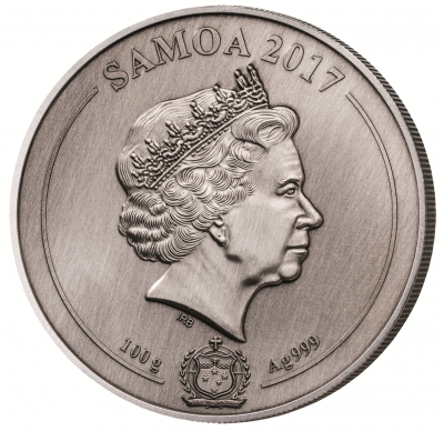 Samoa - 2017 - 10 Dollars - United States Capital 4 Layer