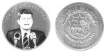 Liberia - 2008 - 5 Dollars - Kennedy Speaker Coin [ICH BIN EIN BENLINER] (BU)