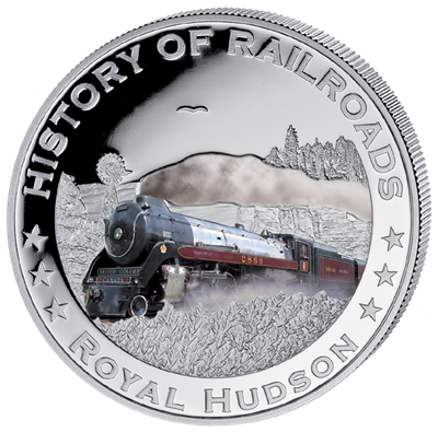 Liberia - 2011 - 5 dollar - Railroad HUDSON ()