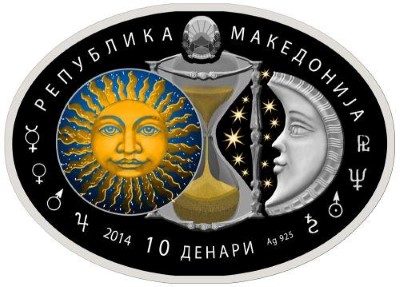Macedonia - 2014 - 10 Denars - Signs of the Zodiac LEO (PROOF)