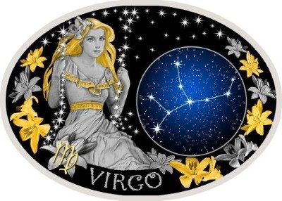 Macedonia - 2014 - 10 Denars - Signs of the Zodiac VIRGO (PROOF)