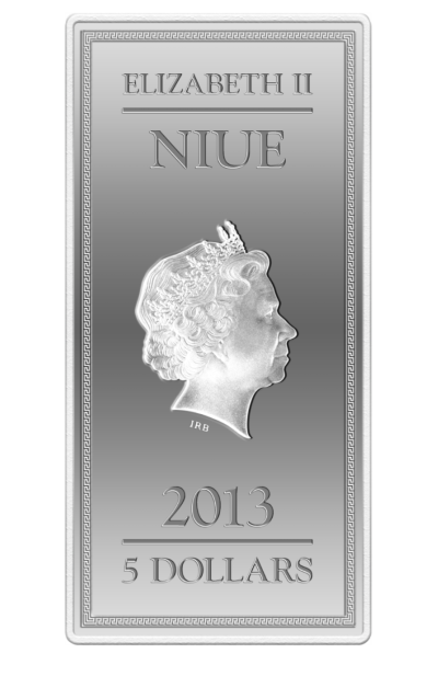 Niue - 2013 - 5 Dollars - God of Ancient Greece ZEUS (PROOF)