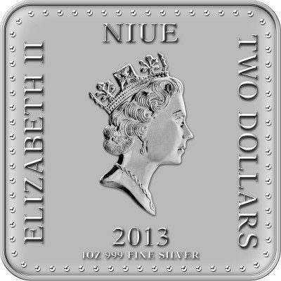 Niue - 2013 - 4x1 Dollars - Monopoly 4 Coin Set (PROOF)