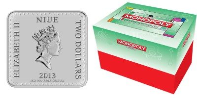 Niue - 2013 - 2x2 Dollars - Monopoly 2 Coin Set (PROOF)