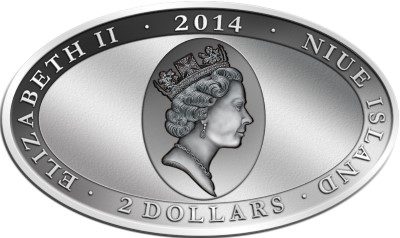 Niue - 2014 - 2 Dollars - Macro-XL HOUSEFLY (PROOF)