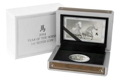Niue - 2014 - 2 dollar - Year of the Horse 1oz (PROOF)