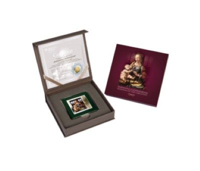 Niue - 2014 - 1 Dollar - Masterpieces of Renaissance MADONNA OF THE CARNATION (PROOF)