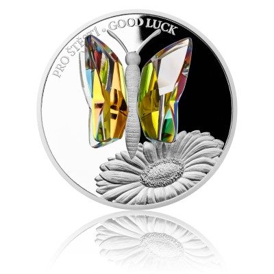 Niue - 2016 - 5 Dollars - Crystal Coins GOOD LUCK (PROOF)