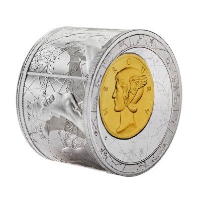 Niue - 2013 - 50 dollars - Mercury 3D coin    (PROOF)