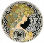 Niue - 2011 - 1 Dollar - Zodiac Mucha CAPRICORN (PROOF)