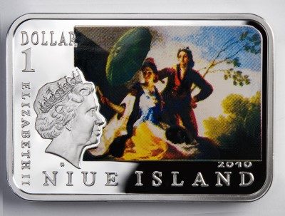 Niue Island - 2010 - 1 dollar - Painters of the World FRANCISCO GOYA (PROOF)