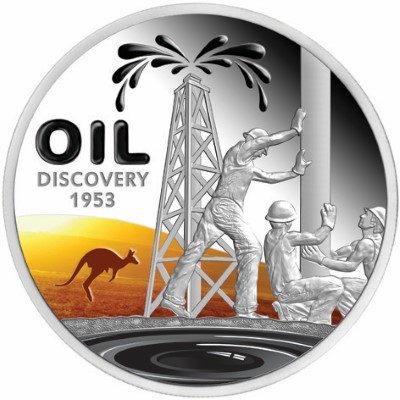 Niue - 2014 - 1 Dollar - Oil Discovery  (PROOF)