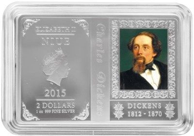 Niue - 2015 - 2 Dollars - Charles Dickens 1812-1870 (PROOF)
