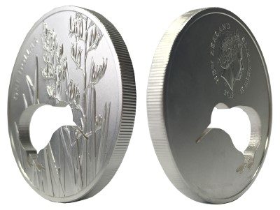 New Zealand - 2015 - 1 Dollars - KIWI (laser cut coin) (PROOF)