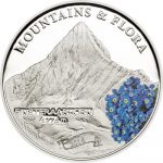 Palau - 2014 - 5 Dollars - Mountains and Flora FINSTERAARHORN (including box) (PROOF)
