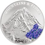 Palau - 2015 - 5 Dollars - Mountains and Flora HIDDEN PEAK (including box) (PROOF)