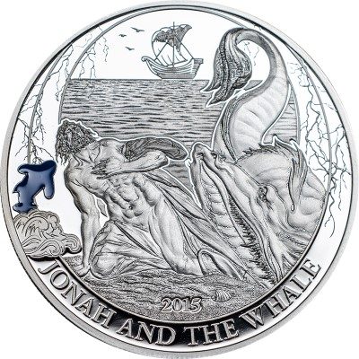 Palau - 2015 - Biblical Stoeries JONAH AND THE WHALE (Including box) (PROOF)