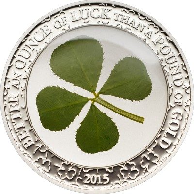 Palau - 2015 - 5 Dollars - Ounce of Luck (including box) (PROOF)