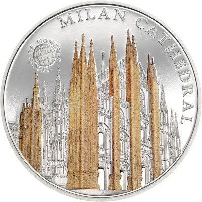Palau - 2015 - 5 Dollars - World of Wonders MILAN CATHEDRAL (including box) (PROOF)