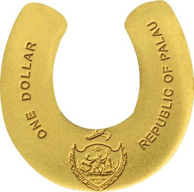 Palau - 2016 - 1 Dollar - Golden Horseshoe  (BU)
