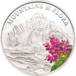 Palau - 2012 - 5 dollars - Mountains and Flora BIBERKOPF (including box) (PROOF)