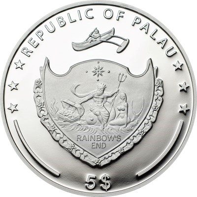 Palau - 2013 - 5 dollar - World of Wonders EMPIRE STATE BUILDING (including box) (PROOF)
