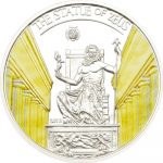 Palau - 2013 - 5 dollar - Antique 7 Wonders of the World STATUE OF ZEUS (including box) (PROOF)