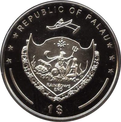 Palau - 2008 - 1 Dollar - Sturgeon (PROOF)