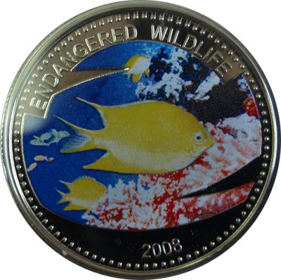 Palau - 2008 - 1 Dollar - Lemon Fish (PROOF)