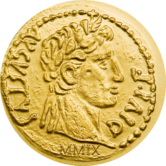 Palau 2009 1 Dollar The Coins Of The Roman Empire Augustus
