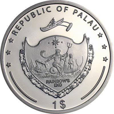 Palau - 2009 - 1 Dollar - Gecko Prism (PROOF)
