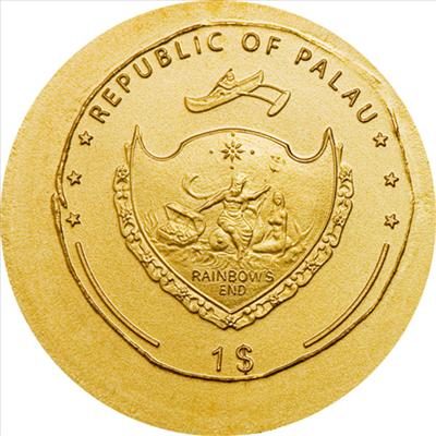 Palau - 2009 - 1 Dollar - The Coins of the Roman Empire CAESAR (BU)