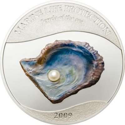 Palau - 2009 - 5 Dollars - Jewels of the sea Pearl 2009 (PROOF)