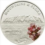 Palau - 2010 - 5 Dollars - Flora & Mountains AYERS ROCK (PROOF)