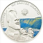 Palau - 2010 - 5 Dollars - World of Wonders EASTER ISLAND (PROOF)