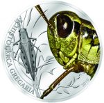 Palau - 2010 - 2 Dollars - World of Insects GRASSHOPPER (PROOF)