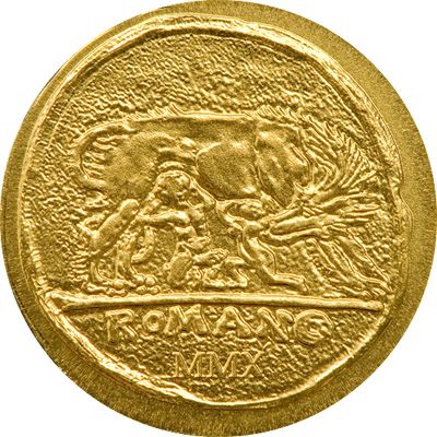 Palau - 2010 - 1 Dollar - The Coins of the Roman Empire ROMULUS REMUS (BU)