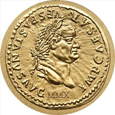 Palau - 2010 - 1 Dollar - The Coins of the Roman Empire VESPASIAN (BU)