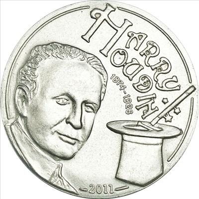 Palau - 2011 - 2 Dollars - Harry Houdini - Magic Box Silver (PROOF)