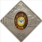 Palau - 2011 - 10 Dollars - Sacred Art Holy Windows ST PETERS BASILICA (PROOF)