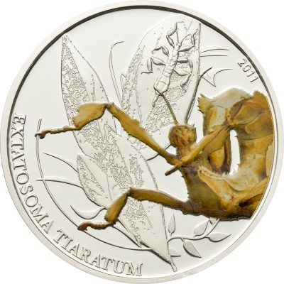 Palau - 2011 - 2 dollar - World of Insects WALKING LEAF (PROOF)
