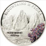 Palau - 2012 - 5 dollars - Mountains and Flora Drei Zinnen (including box) (PROOF)